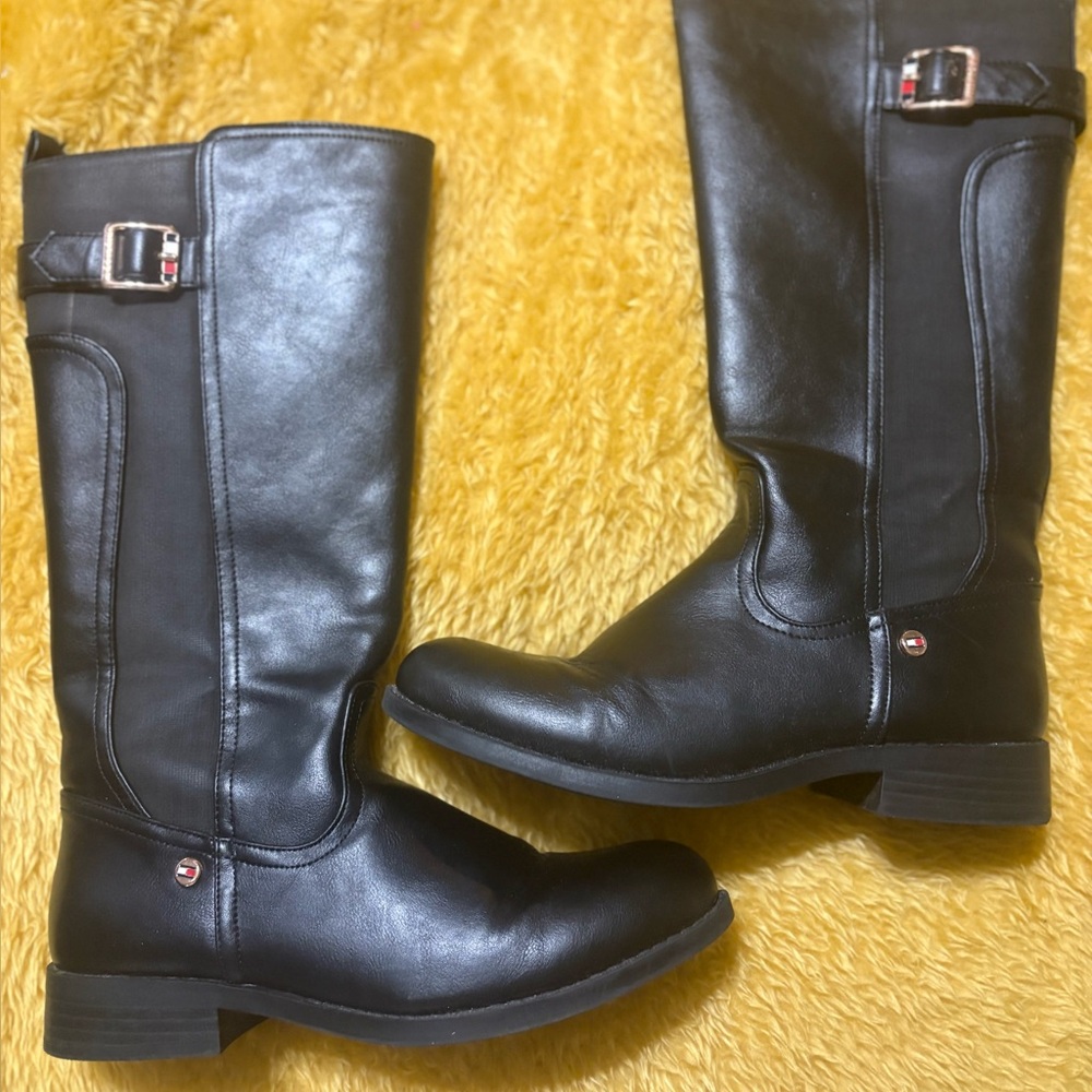 Tommy Hilfiger Black Kids Boots